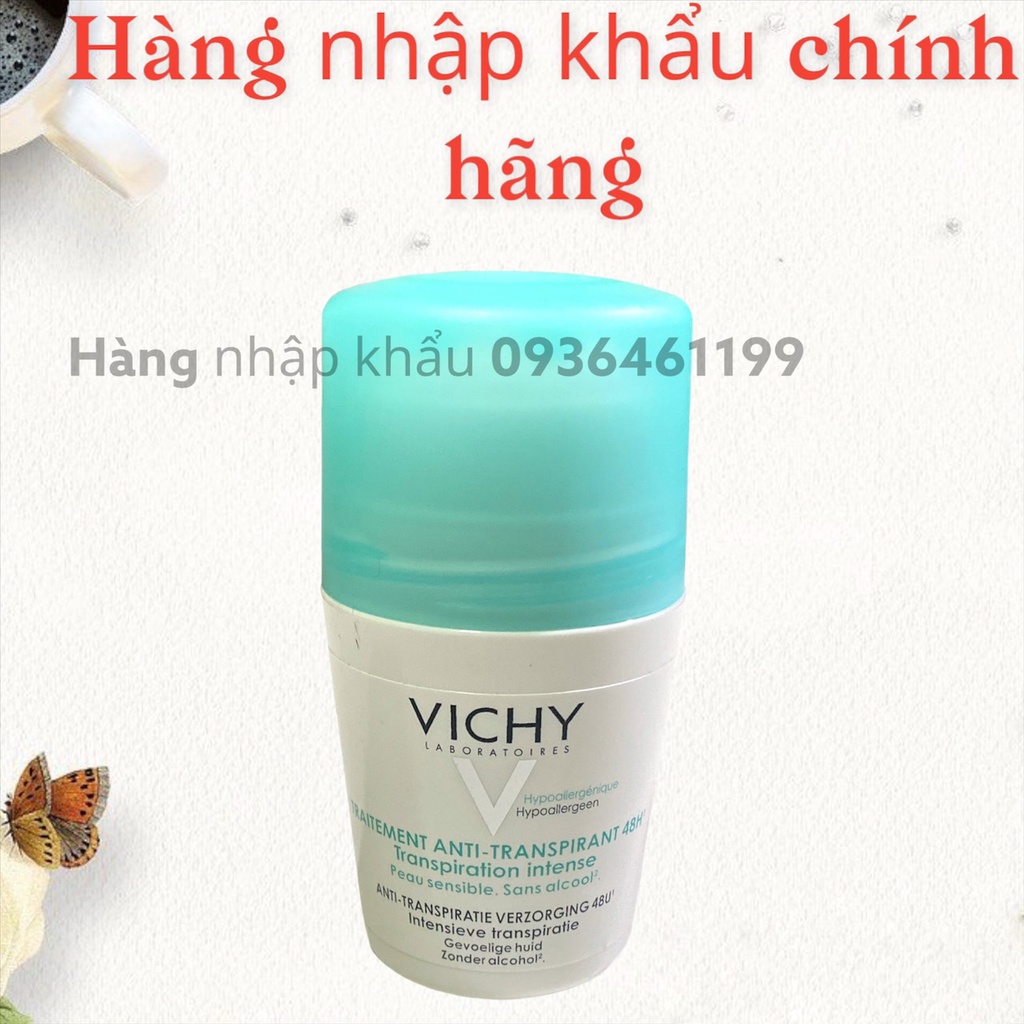 Lăn nách khử mùi 72h Vichy-Pháp 50Ml