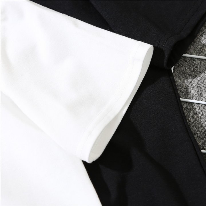 Combo 2 áo thun trơn trắng đen vải dày mịn