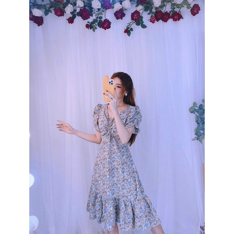 [HCM] Đầm xòe maxi đi biển siêu sang trọng thời trang trẻ trung cho các nàng KME FASHION