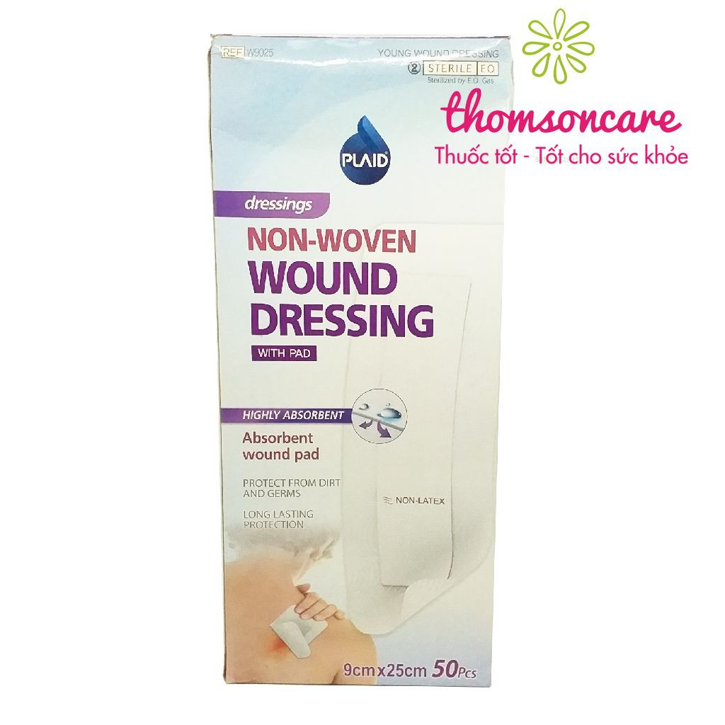 Băng gạc vô trùng Young Wound Dressing - Băng các vết thương, vết mổ - Túi 1 miếng