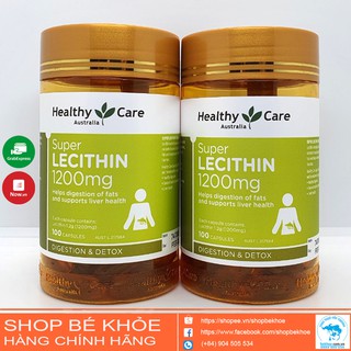 [Mã SKAMSALE8 giảm 10% đơn 200K] Mầm đậu nành Super Lecithin 1200mg – Tinh chất mầm đậu nành Heathy care Super Lecithin