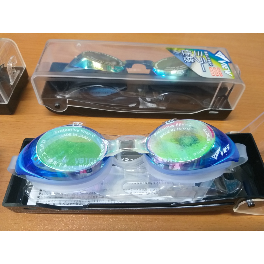 Kính bơi View V610MR Nhật Bản phản quang chống lóa cực tốt, phù hợp bơi ngoài trời và đi biển