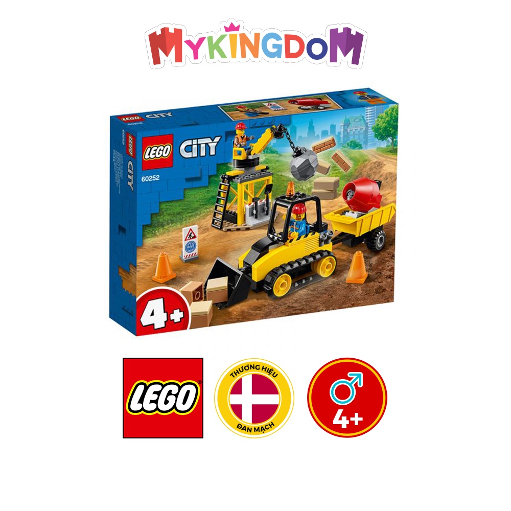 LEGO® City 60252 Máy Ủi Công Trình