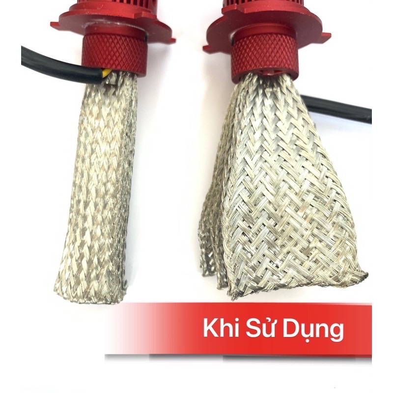 Đèn Pha Led Bi Cầu 2 Mầu Cos Vàng Pha Trắng Hot