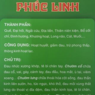 Túi chườm thảo dược Phúc Linh