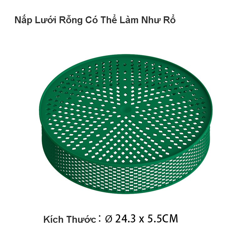 Lồng Bàn Đậy Thức Ăn Thông Minh Nhiều Tầng - Nắp Đậy Thức Bằng Lưới Thông Thoáng Không Gỉ Siêu Bền