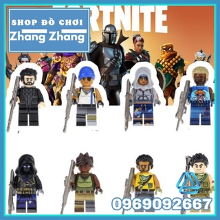 Xếp hình mô hình các nhân vật trong trò chơi Fortnite Minifigures Kopf KF6050