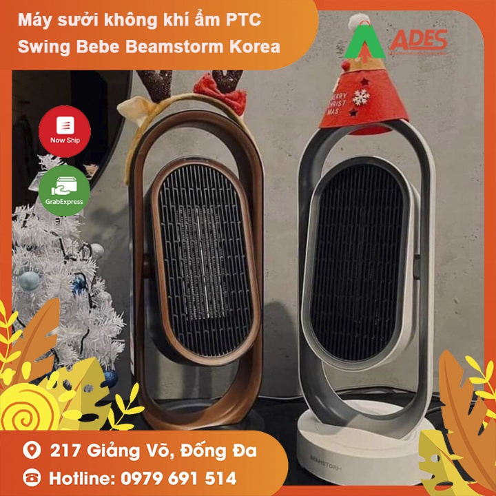 Máy sưởi không khí ẩm PTC Swing Bebe Beamstorm Korea - Chống bỏng đa năng - Hàng chính hãng