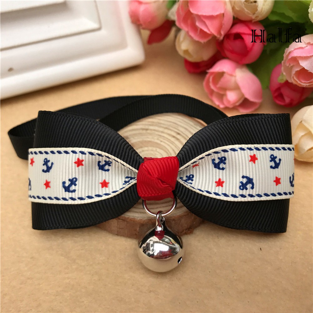 Vòng Cổ Nơ Kim Loại In Họa Tiết Thời Trang Cho Thú Cưng