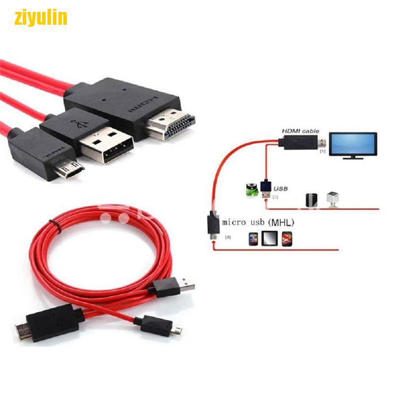 Cáp chuyển đổi micro USB sang HDMI 1080p hd tv cho điện thoại Android