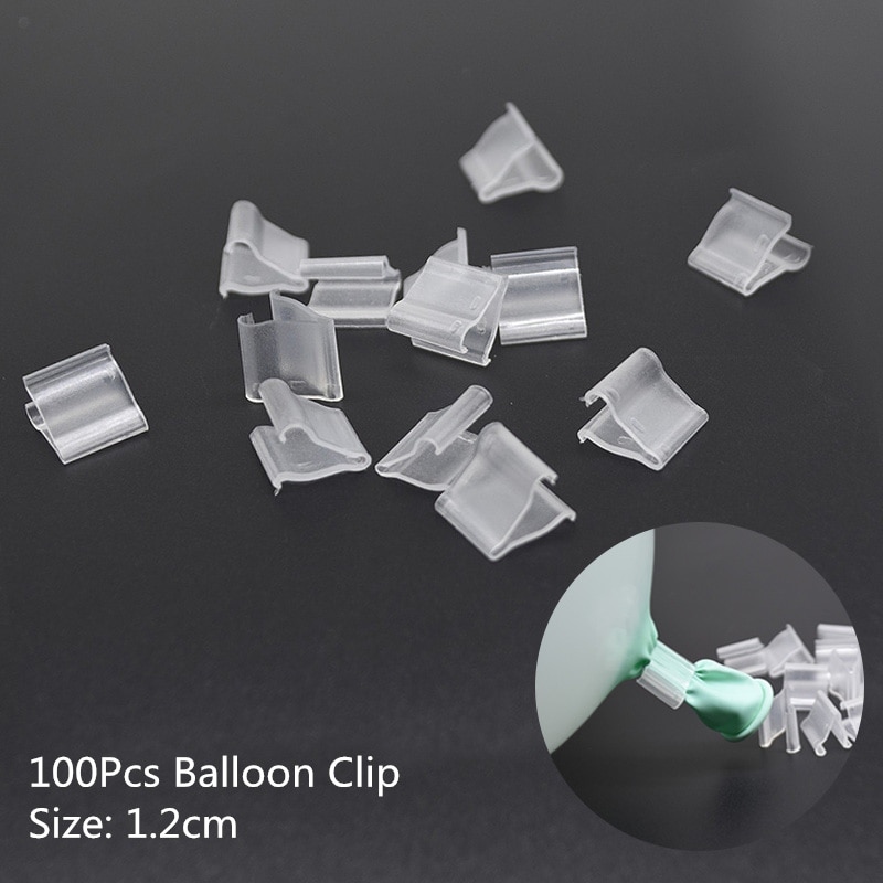 100 Chiếc Kẹp Chữ V/H Cho Bong Bóng Trang Trí