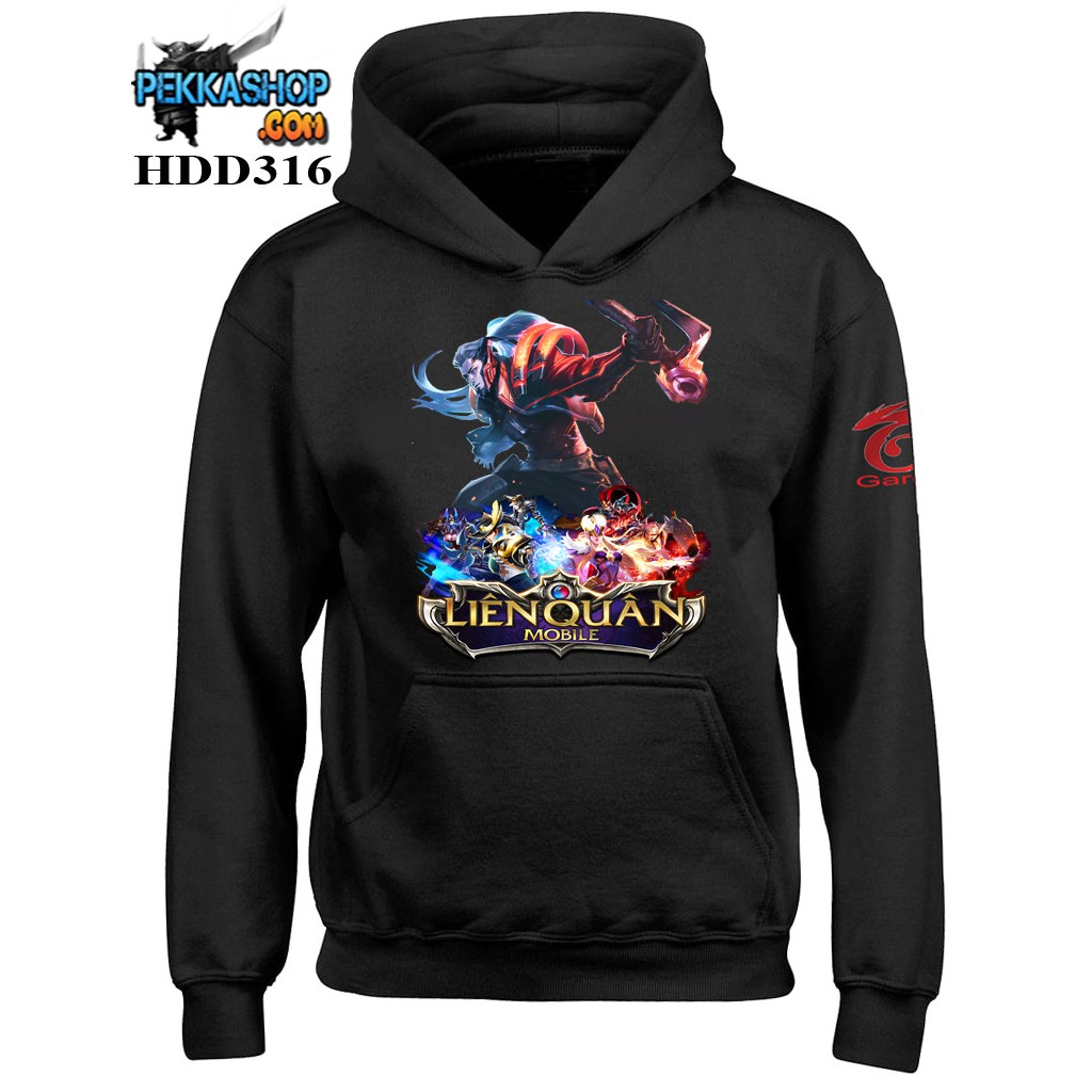 Áo Hoodie Liên Quân Mobile Đen