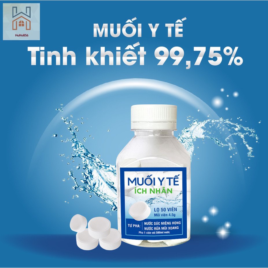 Bình Rửa Mũi Xoang Ích Nhân - Bình 250ml + muối 30 viên