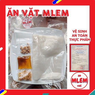 Bánh tráng phơi sương chấm sốt me chua ngọt ăn siêu nghiện túi 70Gr giá rẻ-Đồ ăn vặt Mlem