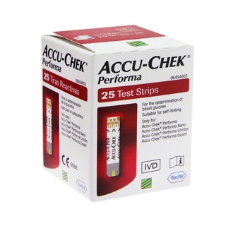 Que thử tiểu đường Accu-Check Performa lọ 25 que