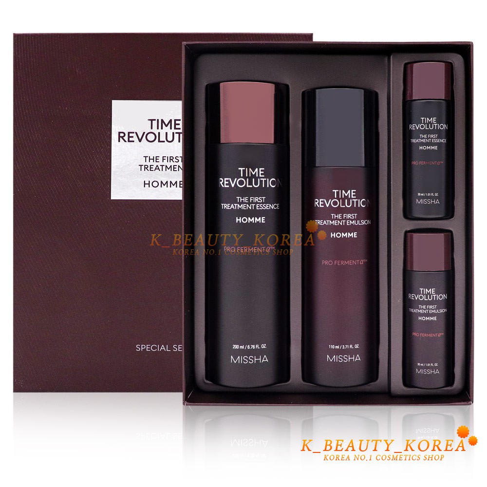 (hàng Mới Về) Bộ 4 Sản Phẩm Missha Time Revolution The First HOMME SET