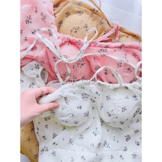 Đầm hoa cột nơ🤍