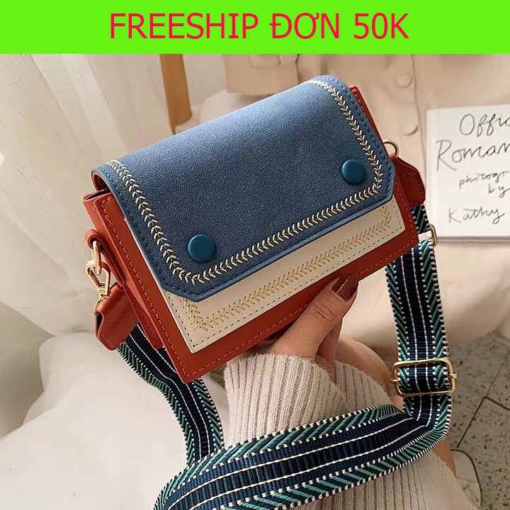 TÚI XÁCH NỮ PHỐI MÀU PHONG CÁCH HÀN QUỐC Q1B