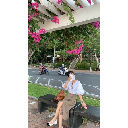 Chân váy xẻ 3 màu korea [ Hình thật] | BigBuy360 - bigbuy360.vn