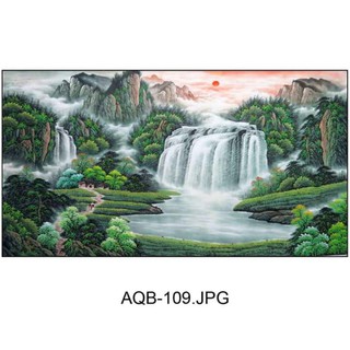 Tranh Decal 3D dán bể cá