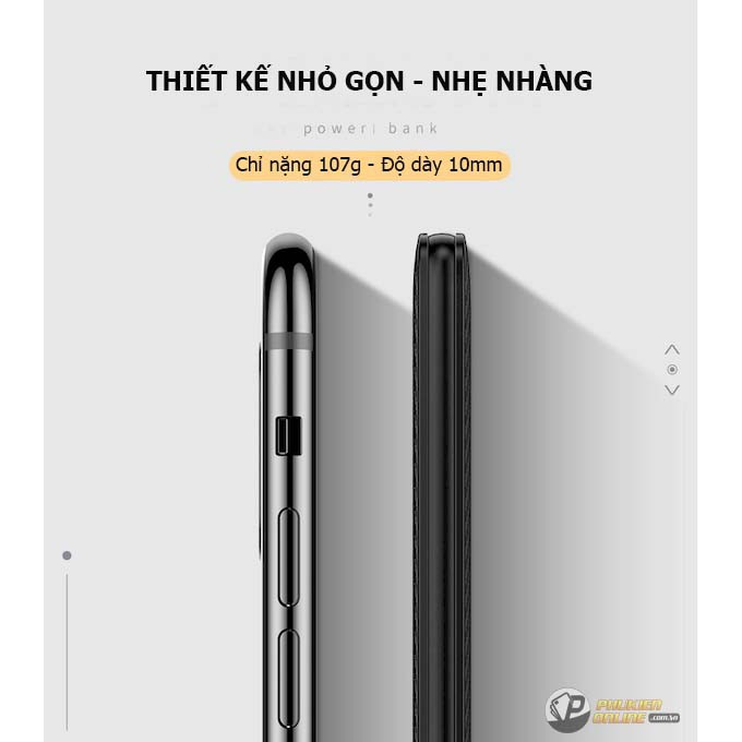 [ SIỂU PHẨM ] - Sạc Dự Phòng Hoco B37 - Dung lượng 5.000 mAh hàng chính hãng.