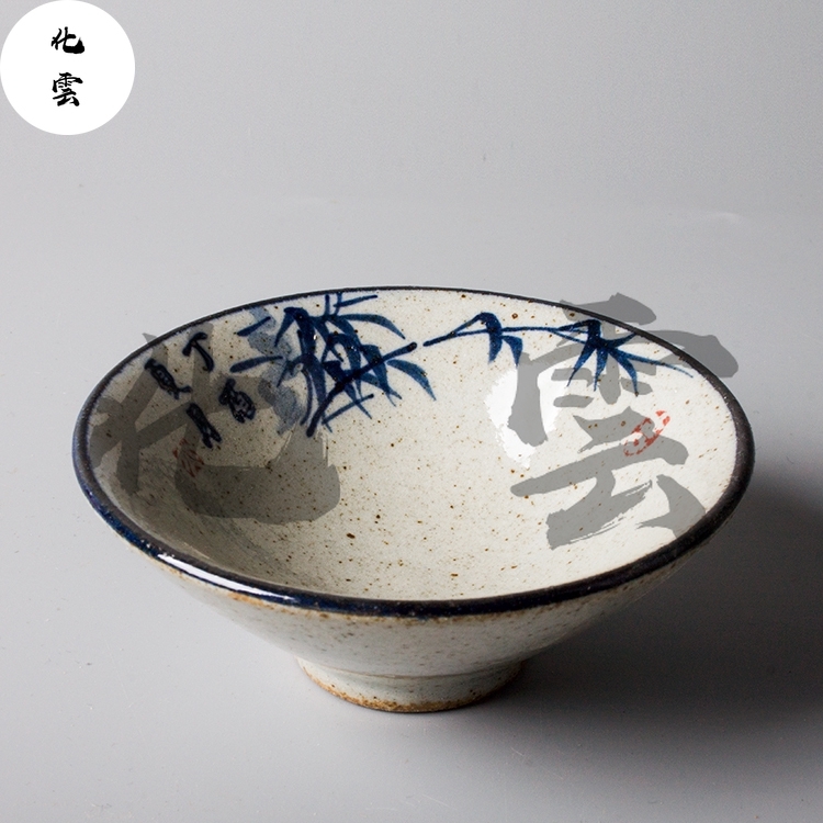Tách Trà Gốm Jingdezhen Vẽ Tay Cổ Điển Cốc Trà Đạo Hoa Lan Bốn Quý Ông