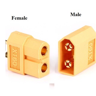 ( 5 CÁI ) Jack XT60 (Jack esc và jack Pin). BN.