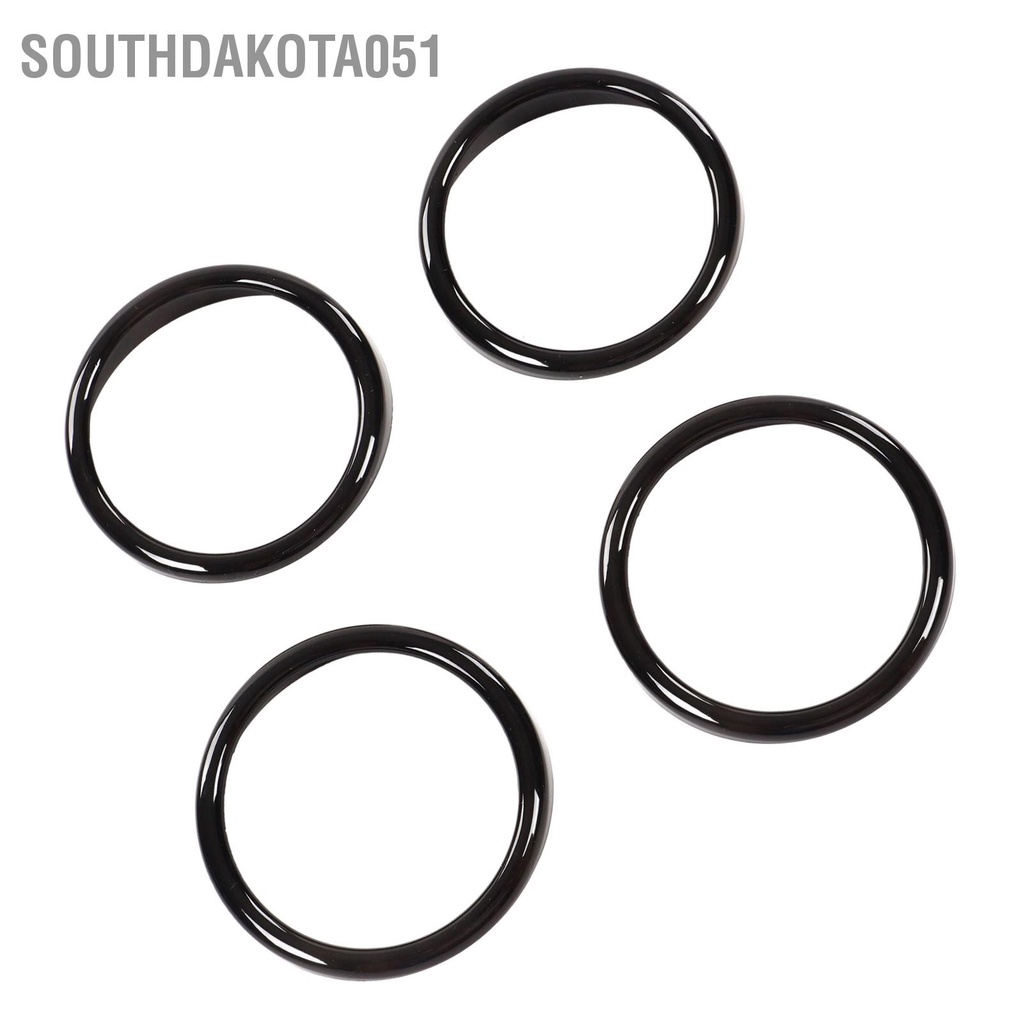 Southdakota051 4 cái Bảng điều khiển Điều hòa Không khí Cửa thoát Vòng trang trí Miếng dán thay thế cho Land Rover Discovery LR4 2010‑2016
