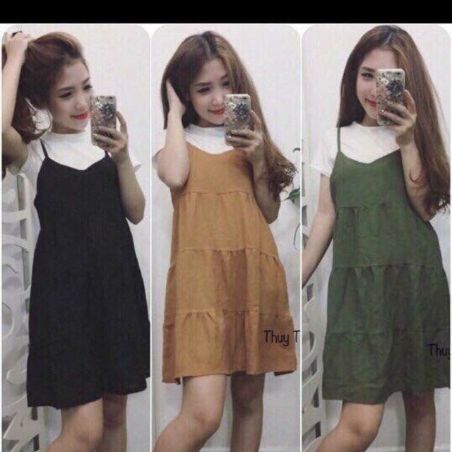 Set váy bầu bí bon chen nha