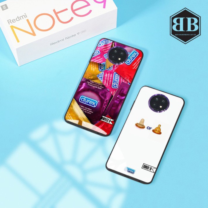 Ốp lưng kính cường lực Xiaomi Redmi note 9 5G durex