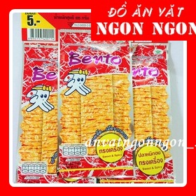 Gói 6g Mực Bento Thái Lan 2 Loại Xanh Và Đỏ Cay Và Cay Vừa đồ Ăn Vặt Giá Rẻ