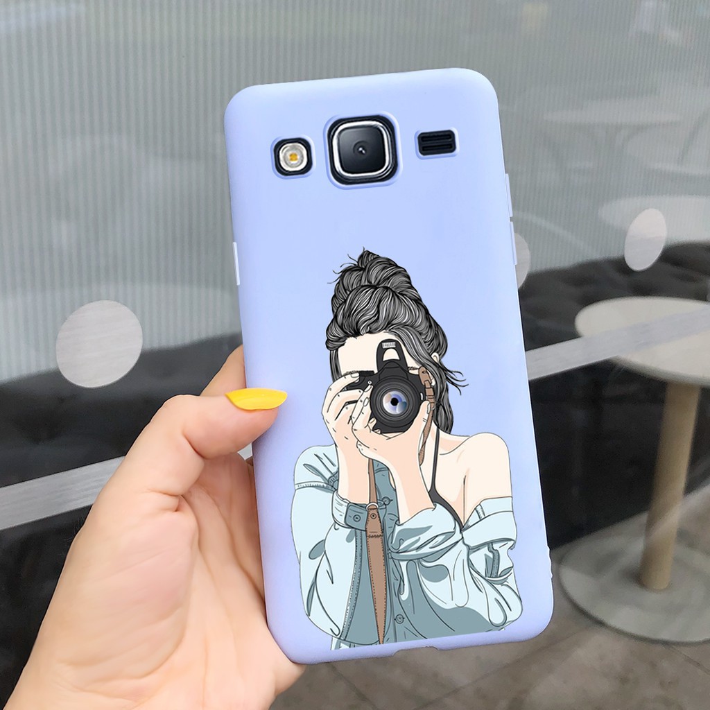 Samsung Galaxy J5 J7 2016 J710 J510 J3 2016 J320 Casing Candy Lady Silicone Soft TPU Phone Case Cover