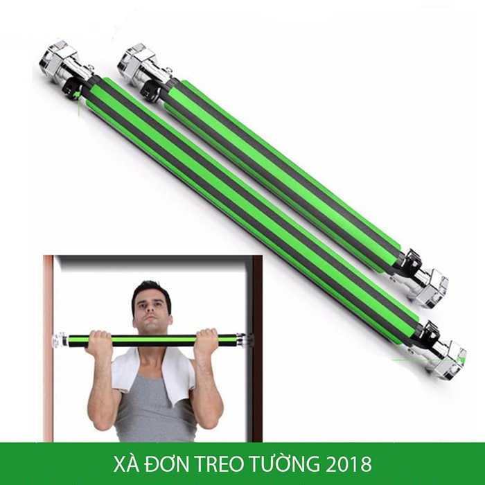 Xà đơn gắn tường, gắn cửa bằng thép chịu lực tải trọng 200kg, bảo hành 12 tháng.
