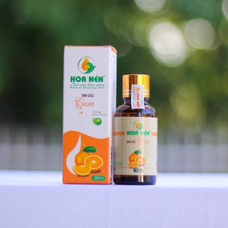 Tinh dầu Cam nguyên chất 30ml - Hoa Nén - Vegan - Hương thơm ngọt dịu, thư giãn