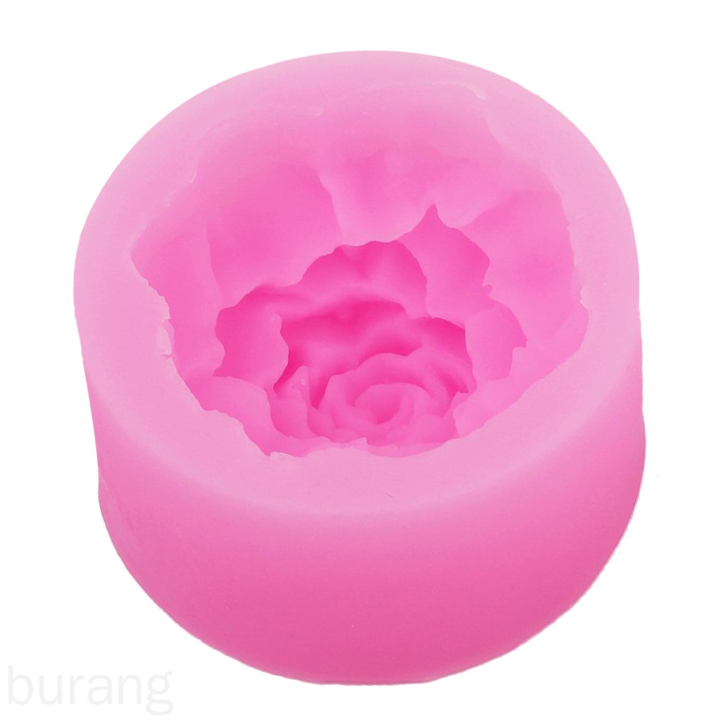 Khuôn Silicone Cấp Thực Phẩm Hình Bông Hoa 3d Làm Xà Phòng / Bánh / Xà Phòng