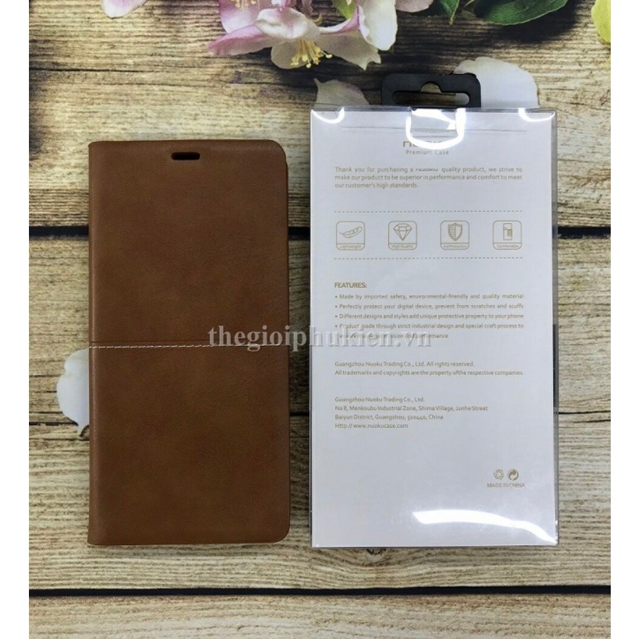 Bao da Samsung Galaxy Note 9 dạng ví chính hãng Nuoku Royal | BigBuy360 - bigbuy360.vn