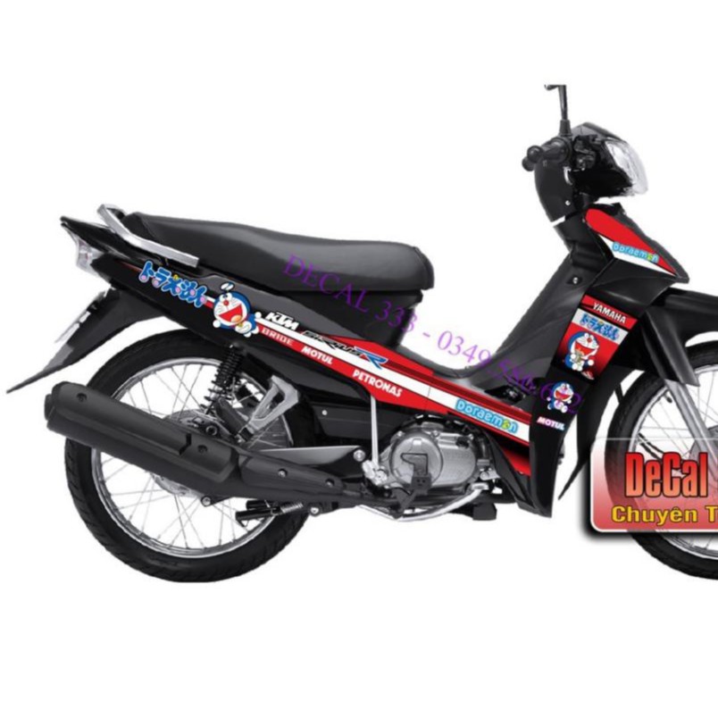 Tem Rời SIRIUS DOREMON ĐỎ 890001 (Tem Chế 3 Lớp Chống Phai Màu)