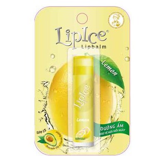Son dưỡng môi không màu LipIce Lipbalm Lemon hương chanh 3g