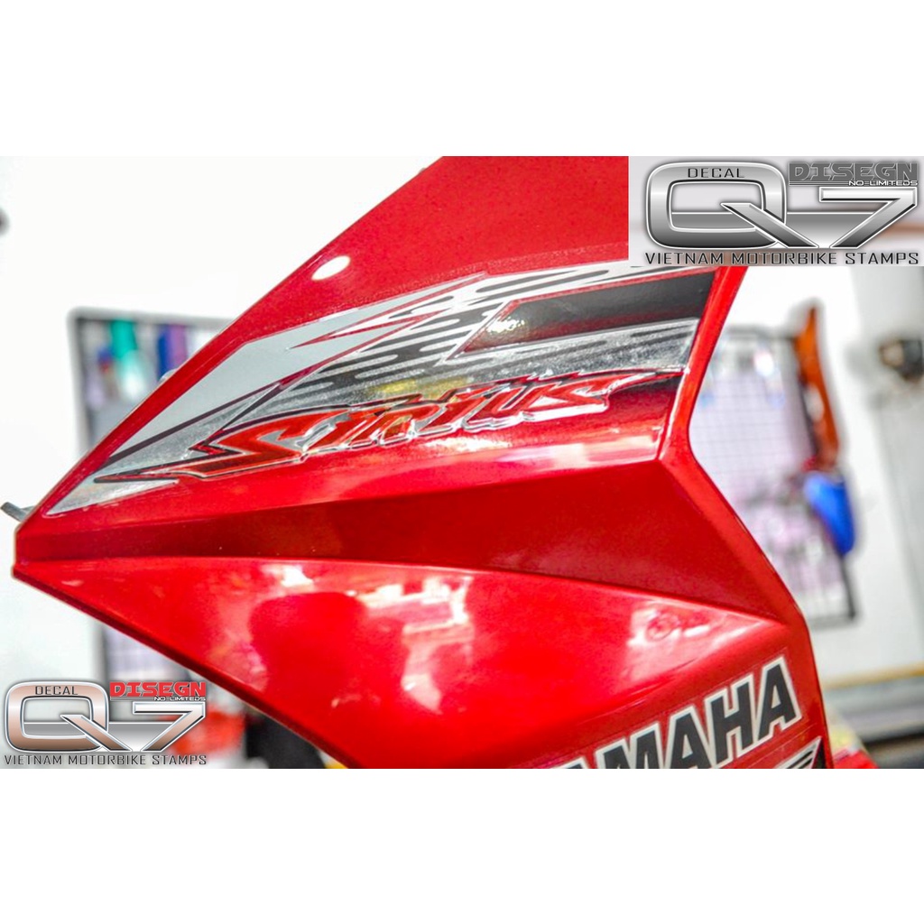 Tem Rời Sirius 110 đỏ đen