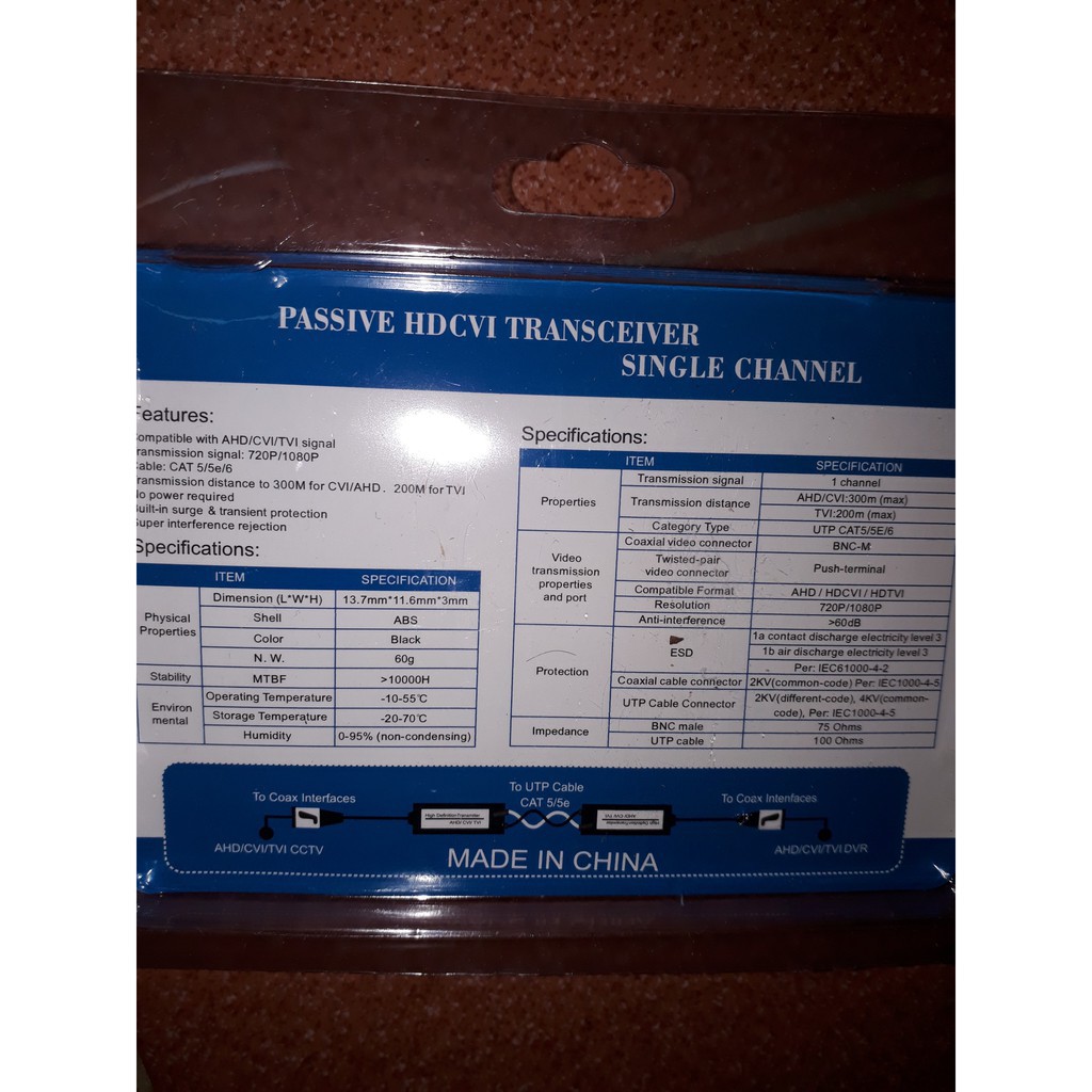 S Video balun 2Mp dòng rẻ. 11.000/ đôi 45 6