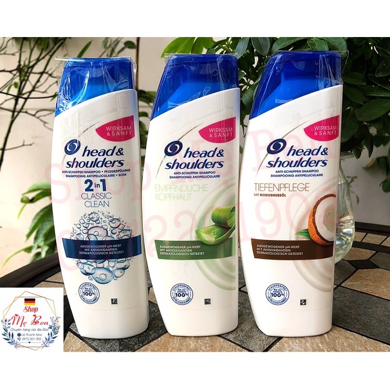 DẦU GỘI HEAD & SHOULDERS NỘI ĐỊA ĐỨC