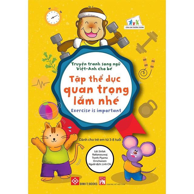 Sách - Combo Truyện tranh song ngữ Việt - Anh cho bé (12 tập)