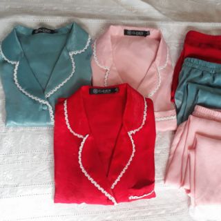 Bộ ngủ mặc nhà lụa pijama thiết kế chất đẹp