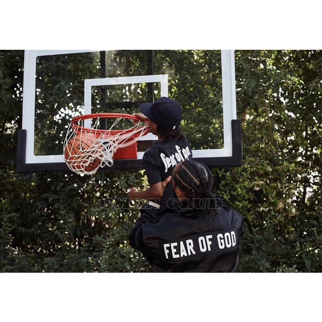 FEAR OF GOD FOG Season 5 Mainline Half-Zip Medal Jacket Embroidered Logo Baseball Uniform Coach Flight Jacket