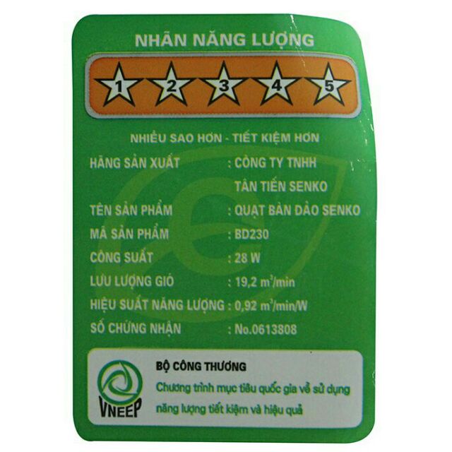 Quạt bàn đảo Senko BD230