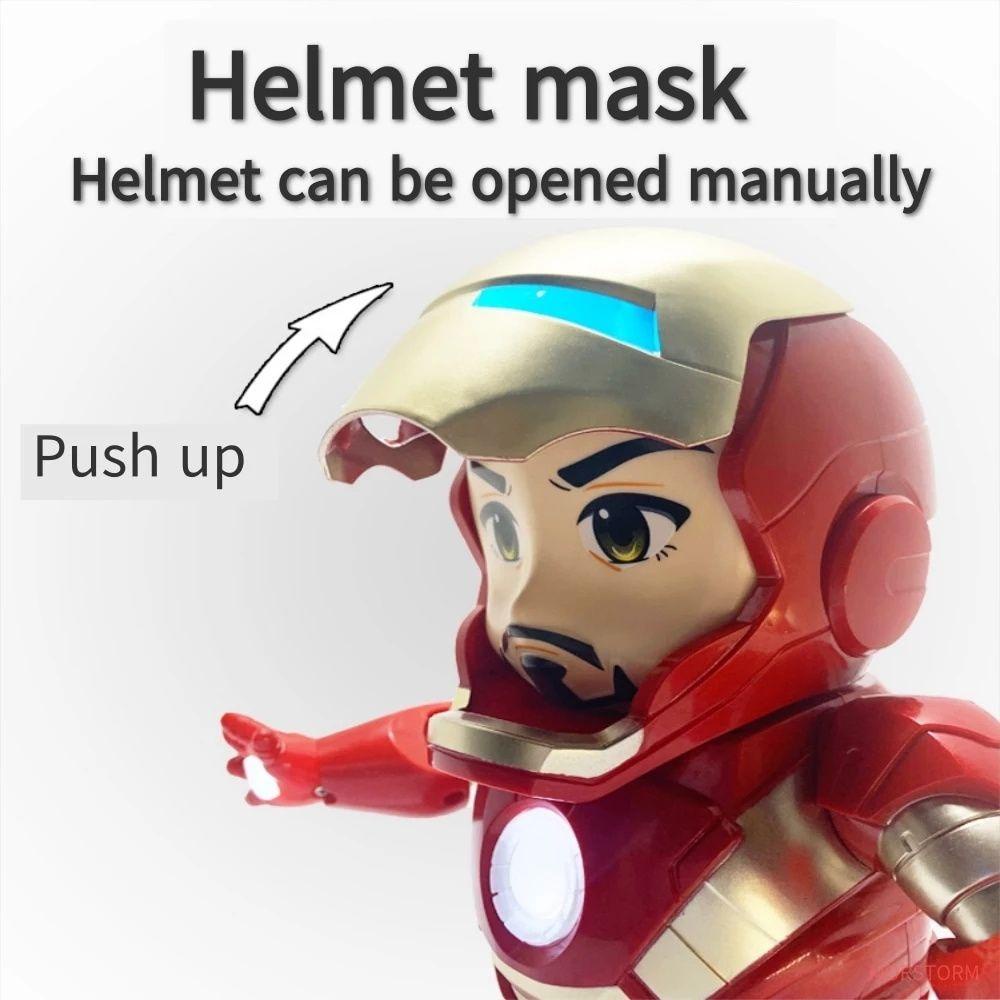 Rebuy1 Mô Hình Đồ Chơi Robot Điện Tử Bumblebee Người Nhện Marvel Avengers Iron Man Nhảy Múa Làm Quà Tặng Cho Trẻ Em