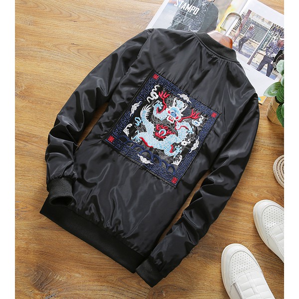 Áo khoác bomber thêu rồng Mã: NK0879