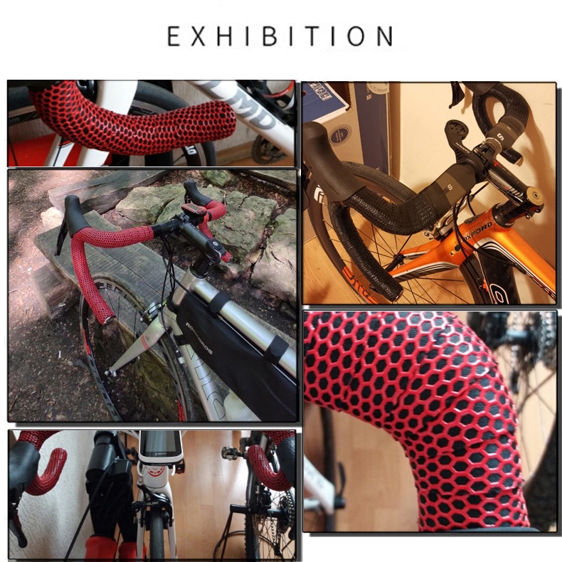 Globetrotter【COD &amp; Hàng sẵn sàng】Dây đai quấn tay cầm xe đạp thoáng khí thấm hút mồ hôi chống trượt