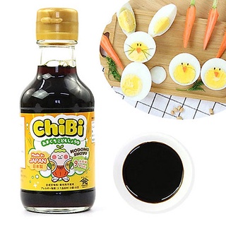 Nước tương ChiBi Nhật giảm muối cho bé 150ml  hsd 12/04/23