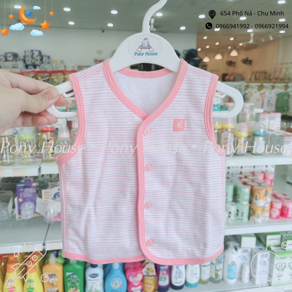 Áo Gile MioMio Thu Đông Cotton Nỉ Dày 2 Lớp Cho Bé Trai, Bé Gái Sơ Sinh